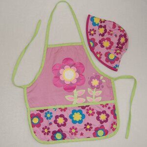 Midwest Gloves & Gear, Toddler (Ages: 3-12), Garden/Arts Apron & Bucket Hat Set